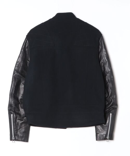 roarguns(ロアーガンズ)の「S100 MELTON COW LEATHER RIDERS JACKET(ライダースジャケット・メンズ・ブラック・2)」の10枚目の写真