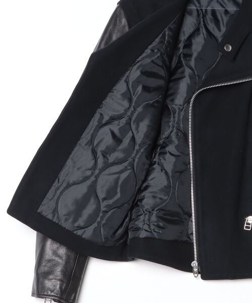 roarguns(ロアーガンズ)の「S100 MELTON COW LEATHER RIDERS JACKET(ライダースジャケット・メンズ・ブラック・2)」の11枚目の写真