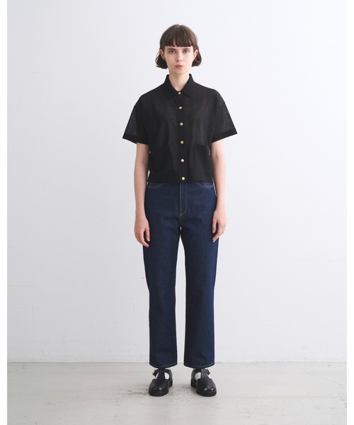 Traditional Weatherwear（トラディショナルウェザーウェア）の「ROMILLY S/S SHEER（ニット/セーター・レディース・カーキ/ホワイト/ブラック・XS/S）」の5枚目の写真
