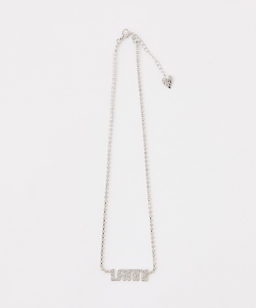 one after another NICE CLAUP（ワンアフターアナザーナイスクラップ）の「【Latini】ロゴネックレス（ネックレス・レディース・シルバー/ゴールド・FREE）」の2枚目の写真