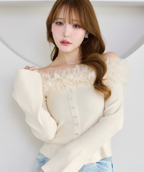 one after another NICE CLAUP（ワンアフターアナザーナイスクラップ）の「【Latini】ロゴネックレス（ネックレス・レディース・シルバー/ゴールド・FREE）」の4枚目の写真