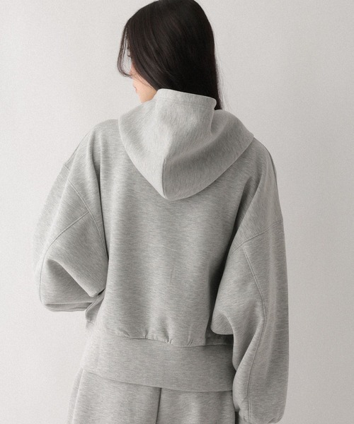 Heather(ヘザー)の「ダブルZIP BIGフーディ 642181(パーカー・レディース・ピンク/スミクロ/オートミール/グレー・FREE)」の17枚目の写真