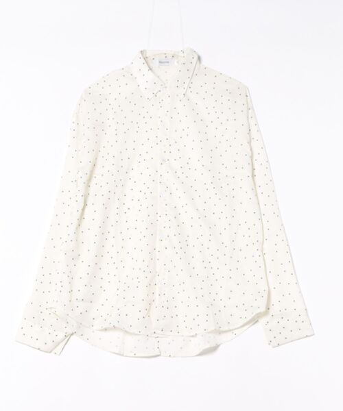 VIBGYOR Women(ヴィブジョー ウィメン)の「【Mayree】ドット柄 バックリボン オープンデザイン 長袖 シャツ(シャツ/ブラウス・レディース・アイボリー・MEDIUM/LARGE)」の6枚目の写真