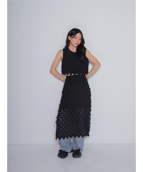 BOMNAL BOUTIQUE(ボムナルブティック)の「クロエブラウス _ ブラック(シャツ/ブラウス・レディース・その他・SMALL/MEDIUM)」の2枚目の写真