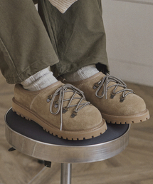 ROMANTIC MOVE（ロマンティックムーブ）の「マウンテンウィンタークロッグ R25U100 (ベージュスウェード)（ブーツ）」