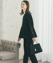 URBAN RESEARCH DOORS | ペプラムトップスセットアップ|オフィスカジュアル/フォーマル/オケージョン/セレモニー/ママスーツ/入卒式/お呼ばれ(セットアップ)