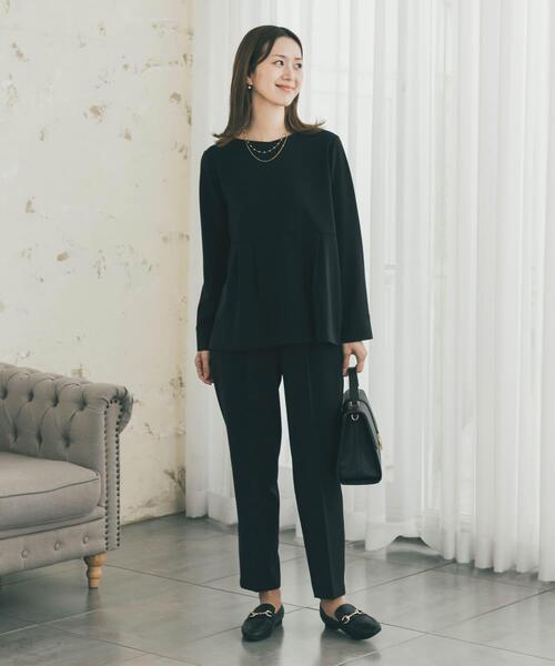 DaTuRa♡ヘプラムセットアップ 新品 袖ペプラムデザイントップスセットアップ - ベルーナ【公式】