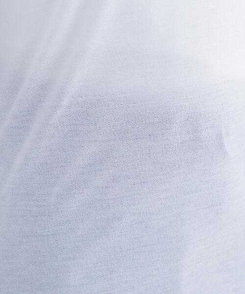 N.（N. Natural Beauty Basic）（エヌエヌナチュラルビューティーベーシック）の「シアーメロウカットソー（Tシャツ/カットソー・レディース・ブラック/オフホワイト/ブルー・ﾌﾘ-）」の11枚目の写真