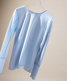 N.（N. Natural Beauty Basic） | シアーメロウカットソー(Tシャツ/カットソー)