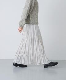 かぐれ | コットンクリンクルスカート(スカート)