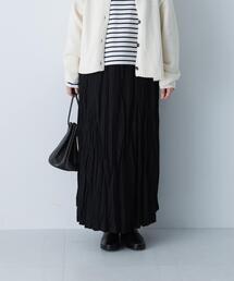 かぐれ | コットンクリンクルスカート(スカート)