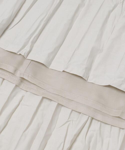 かぐれ（カグレ）の「コットンクリンクルスカート（スカート・レディース・オフホワイト/ブラック/グレー・FREE）」の21枚目の写真