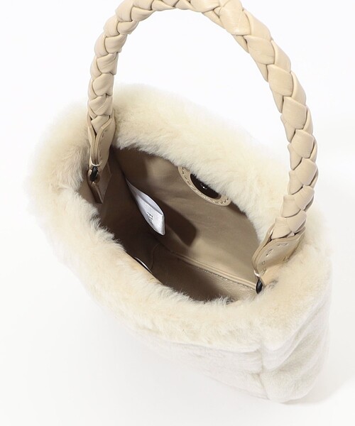 falorni(ファロルニ)の「FALORNI FUR SHOULDER バッグ(ショルダーバッグ・レディース・ダークカーキ/ライトベージュ・FREE)」の9枚目の写真