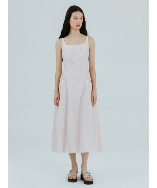 ETMON(エトモン)の「Volume Shirring Sleeveless Dress Pink(Tシャツ/カットソー・レディース・その他・S/M)」の2枚目の写真