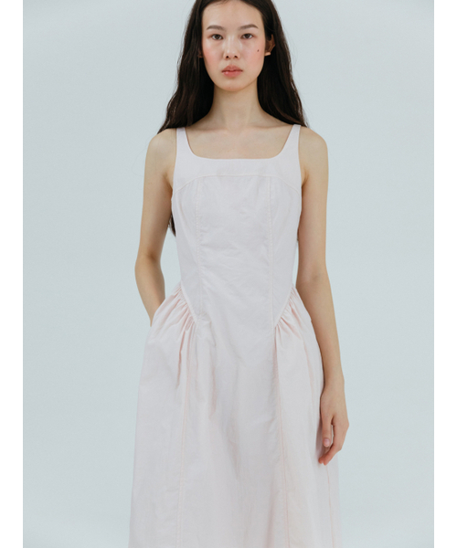 ETMON(エトモン)の「Volume Shirring Sleeveless Dress Pink(Tシャツ/カットソー・レディース・その他・S/M)」の3枚目の写真