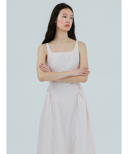 ETMON(エトモン)の「Volume Shirring Sleeveless Dress Pink(Tシャツ/カットソー・レディース・その他・S/M)」の5枚目の写真