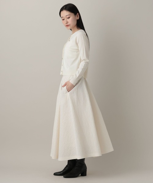 A part by（アパートバイ）の「HGポケットクルーカーディガン（カーディガン/ボレロ・レディース・イエロー系その他2/アイボリー/ネイビー・FREE）」の5枚目の写真