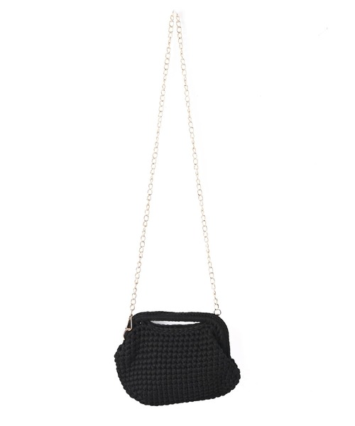STYLE DELI(スタイルデリ)の「【BLK001】かぎ編みクラッチバッグ(クラッチバッグ・レディース・グリーン/ブラウン/ブラック・FREE)」の13枚目の写真