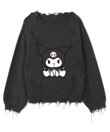Kuromi（クロミ）の「atmos pink x KUROMI Knit Top / アトモスピンク クロミ ニット トップ 【SP】（ニット/セーター）」