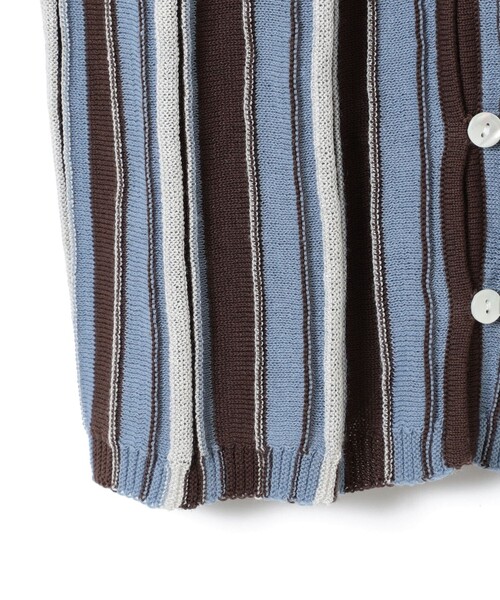 Ray BEAMS（レイビームス）の「マルチストライプ ニット キャミソール（キャミソール・レディース・ブルー/イエロー・ONE SIZE）」の16枚目の写真