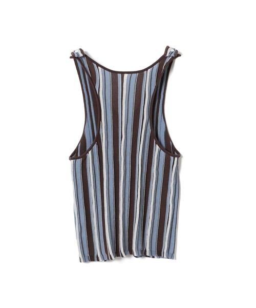 Ray BEAMS（レイビームス）の「マルチストライプ ニット キャミソール（キャミソール・レディース・ブルー/イエロー・ONE SIZE）」の17枚目の写真