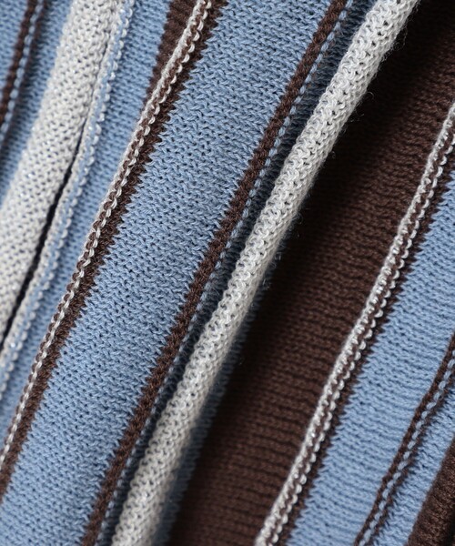 Ray BEAMS（レイビームス）の「マルチストライプ ニット キャミソール（キャミソール・レディース・ブルー/イエロー・ONE SIZE）」の20枚目の写真