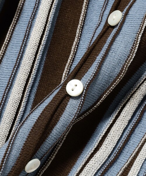 Ray BEAMS（レイビームス）の「マルチストライプ ニット キャミソール（キャミソール・レディース・ブルー/イエロー・ONE SIZE）」の21枚目の写真