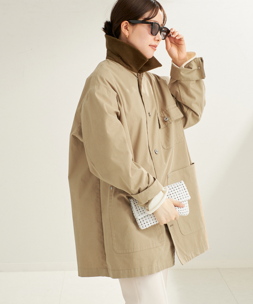 plage（プラージュ）の「《新宿店・WEB限定追加》R’IAM Darper ブルゾン（その他アウター・レディース・キャメル/ブラック・36/38）」の2枚目の写真