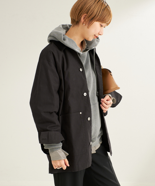 plage（プラージュ）の「《新宿店・WEB限定追加》R’IAM Darper ブルゾン（その他アウター・レディース・キャメル/ブラック・36/38）」の11枚目の写真