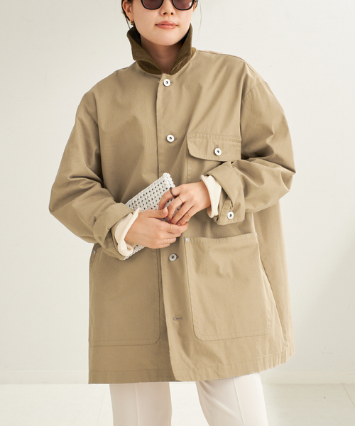 plage（プラージュ）の「《新宿店・WEB限定追加》R’IAM Darper ブルゾン（その他アウター・レディース・キャメル/ブラック・36/38）」の18枚目の写真