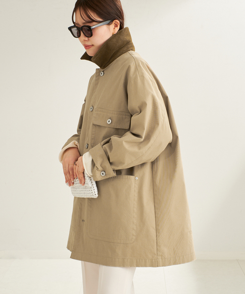 plage（プラージュ）の「《新宿店・WEB限定追加》R’IAM Darper ブルゾン（その他アウター・レディース・キャメル/ブラック・36/38）」の19枚目の写真