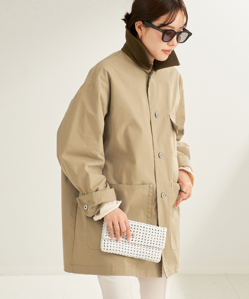 plage（プラージュ）の「《新宿店・WEB限定追加》R’IAM Darper ブルゾン（その他アウター・レディース・キャメル/ブラック・36/38）」の20枚目の写真