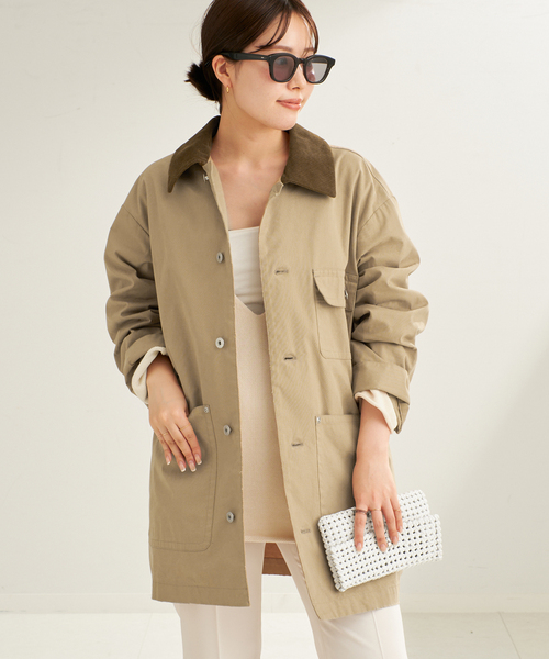 plage（プラージュ）の「《新宿店・WEB限定追加》R’IAM Darper ブルゾン（その他アウター・レディース・キャメル/ブラック・36/38）」の22枚目の写真