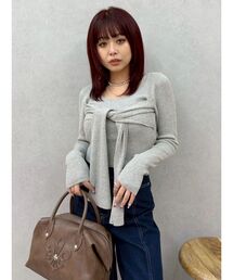 EVRIS | リボンデザインニットトップス(ニット/セーター)