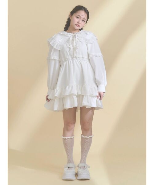 merry jenny(メリージェニー)の「remakish big collar(付け襟・レディース・ラベンダー/ピンク/オフホワイト・FREE)」の17枚目の写真