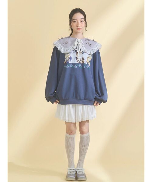 merry jenny(メリージェニー)の「remakish big collar(付け襟・レディース・ラベンダー/ピンク/オフホワイト・FREE)」の18枚目の写真