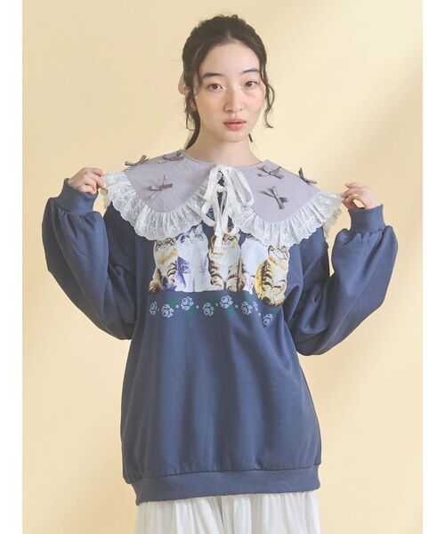 merry jenny(メリージェニー)の「remakish big collar(付け襟・レディース・ラベンダー/ピンク/オフホワイト・FREE)」の20枚目の写真