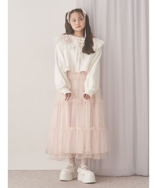 merry jenny（メリージェニー）の「remakish big collar（付け襟・レディース・ラベンダー/ピンク/オフホワイト・FREE）」の19枚目の写真