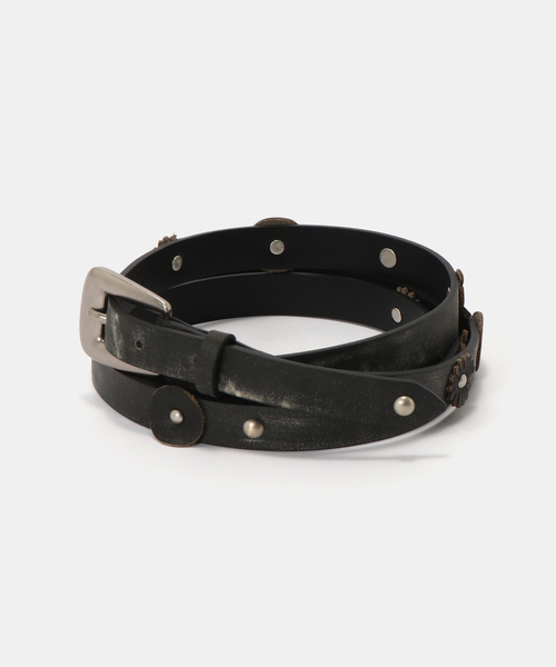 W ベルト　OVY Geek Office / ギークオフィス】OPEN YY / WRAP AROUND FLOWER-STUD