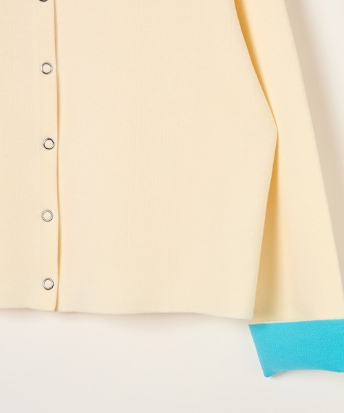 BAYFLOW（ベイフロー）の「[ニットタンク付き]2Pセットハイゲージニットカーディガン（カーディガン/ボレロ・レディース・グレー/オフホワイト/ネイビー・FREE）」の18枚目の写真