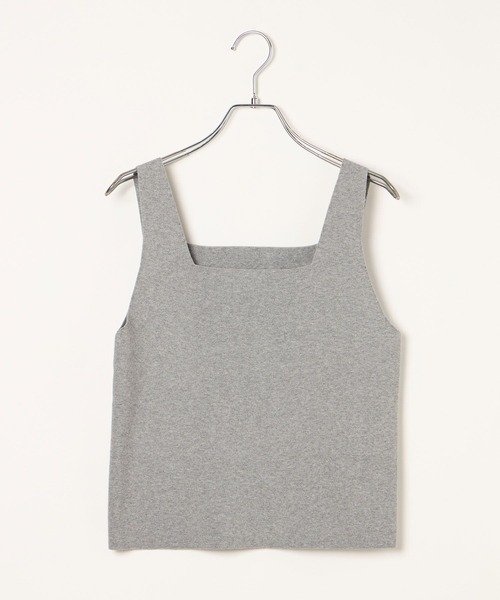 BAYFLOW（ベイフロー）の「[ニットタンク付き]2Pセットハイゲージニットカーディガン（カーディガン/ボレロ・レディース・グレー/オフホワイト/ネイビー・FREE）」の21枚目の写真