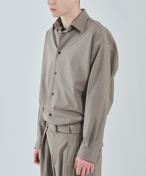 EDIFICE(エディフィス)の「2WAY トロピカル シャツ(シャツ/ブラウス・メンズ・ブラウン/ベージュ・SMALL/MEDIUM/LARGE)」の2枚目の写真