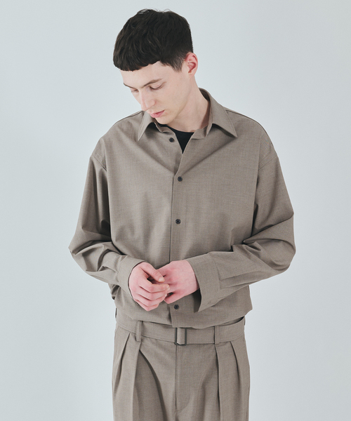 EDIFICE(エディフィス)の「2WAY トロピカル シャツ(シャツ/ブラウス・メンズ・ブラウン/ベージュ・SMALL/MEDIUM/LARGE)」の15枚目の写真