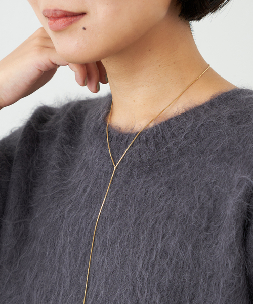 IENA(イエナ)の「《追加4》SASKIA DIEZ/サスキア ディツ FINE NL FRINGE CUBIC ネックレス(ネックレス・レディース・ゴールド・FREE)」の1枚目の写真