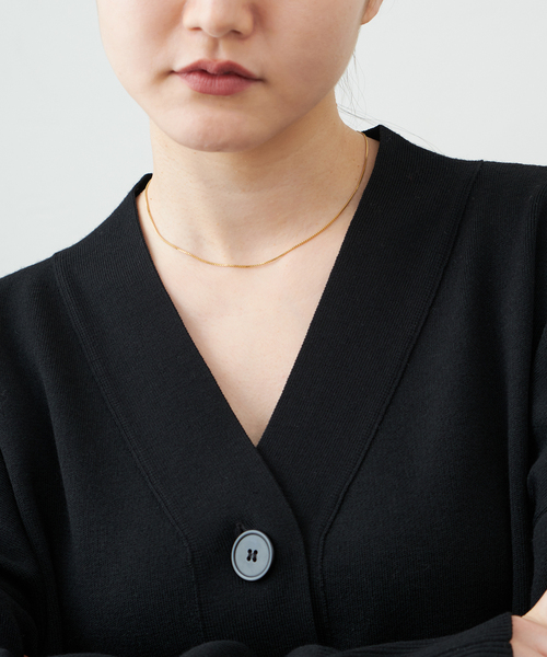 IENA(イエナ)の「《追加4》SASKIA DIEZ/サスキア ディツ FINE NL FRINGE CUBIC ネックレス(ネックレス・レディース・ゴールド・FREE)」の6枚目の写真