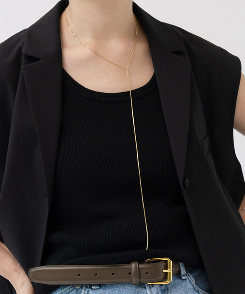 IENA(イエナ)の「《追加4》SASKIA DIEZ/サスキア ディツ FINE NL FRINGE CUBIC ネックレス(ネックレス・レディース・ゴールド・FREE)」の10枚目の写真