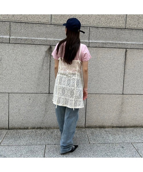 Flugge(フラッジー)の「レースホルターキャミワンピース(ワンピース・レディース・アイボリー/ブラック・FREE)」の12枚目の写真