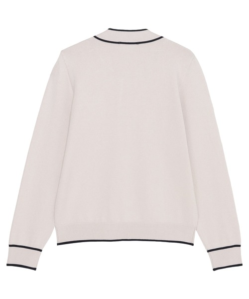 TOKYO SHIRTS（トウキョウシャツ）の「ニット ボウタイ プルオーバー（ニット/セーター・レディース・グリーン/オフホワイト・M/L）」の4枚目の写真