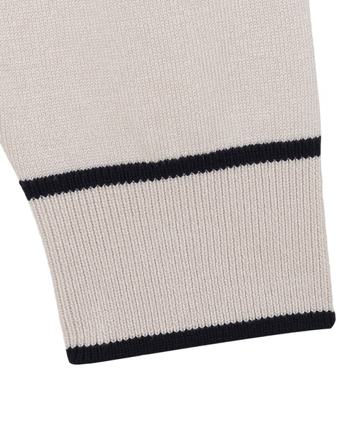 TOKYO SHIRTS（トウキョウシャツ）の「ニット ボウタイ プルオーバー（ニット/セーター・レディース・グリーン/オフホワイト・M/L）」の7枚目の写真