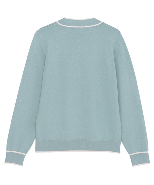 TOKYO SHIRTS（トウキョウシャツ）の「ニット ボウタイ プルオーバー（ニット/セーター・レディース・グリーン/オフホワイト・M/L）」の10枚目の写真